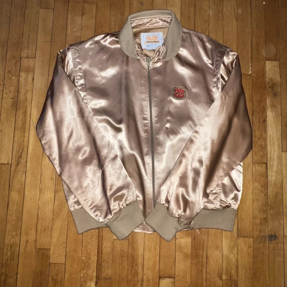 Metallic Bomber Jacket